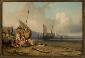 Seaside — Louis Gabriel Eugène Isabey
