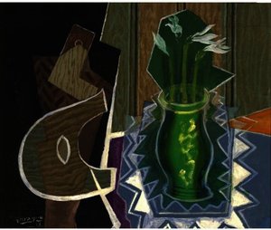 Palette And Vase Of Narcissus — Georges Braque
