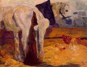 Horse And Rooster — Hermen Anglada Camarasa