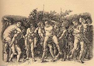 Bacchanal With Silenus — Andrea Mantegna, Italian Renaissance
