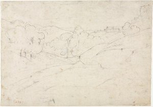 View Of Marino — カミーユ・コロー