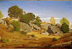 Rochers A Fontainebleau — Theodore Caruelle D'aligny