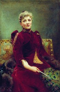 Portrait Of Hudenkova — Konstantin Yegorovich Makovsky