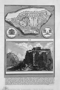 The Roman Antiquities, T. 1, Plate Xliii. Plan Of The Ancient Roman Forum — Giovanni Battista Piranesi
