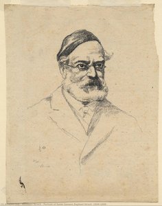 Portrait Of Rabbi Samson Raphael Hirsch (1808-1888) — Hermann Struck