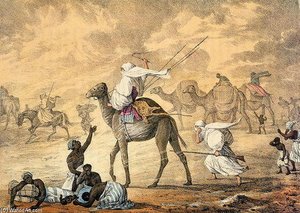 A Sand Wind On The Desert