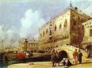 The Doge's Palace, Venice — Richard Parkes Bonington