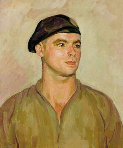 Corporal Albert Bull, 40th Battalion Rtr — Henry Lamb, Contemporary Realism