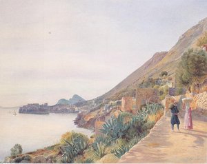 View Of Ragusa — Rudolf Von Alt