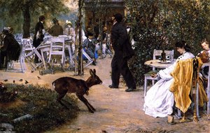 The 'moritzhof' Inn — Adolph Von Menzel