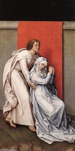 Crucifixion Diptych (left Panel) — Rogier Van Der Weyden, Early Netherlandish Painting