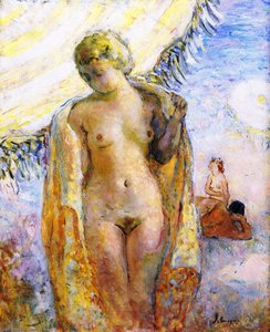 Young Woman At The Beach — Henri Lebasque