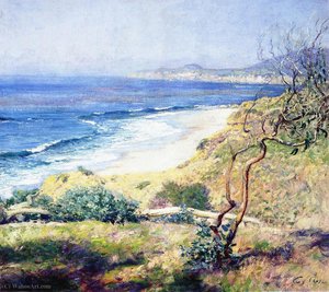 Laguna Shores, (1916) — Guy Rose