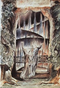 Dante Und Virgil Am Tor Der Hölle — William Blake, Romantik