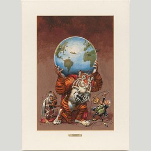 Exxon Testing Tiger — Jack Davis
