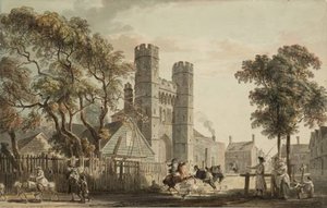 The Cemetery Gate Of St Augustine's Monastery Canterbury — Paul Sandby