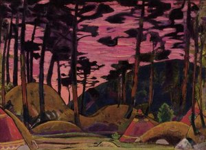 Sacred Grove — Nicholas Roerich, Symbolic Expressionism