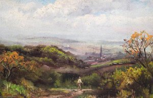 From The Fields Leading From Fox Farm To Sanderstead, Croydon, Surrey — William Henry Hope
