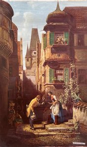 The Everlasting Bridegroom - Carl Spitzweg — Carl Spitzweg