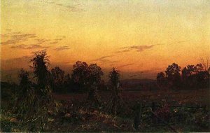 Corn Shocks And Pumpkins — William Trost Richards