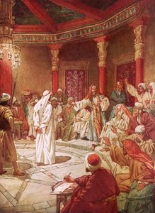 Jesus Brought Before Caiaphas And The Council — William Brassey Hole
