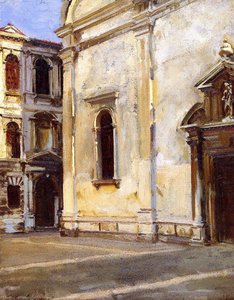 Santa Maria Del Carmelo And Scuola Grande Dei Carmini — John Singer Sargent, Impressionism
