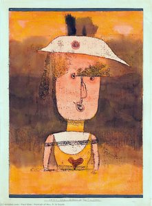 Retrato De Sra. P. En Sicilia — Paul Klee