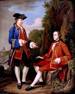 George Harry Grey, Lord Grey Of Groby,, And His Travelling Companion, Sir Henry Mainwaring, 4th Bt — Sir Nathaniel Dance Holland, Baroque