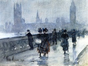 Westminster Bridge — Frederick Childe Hassam