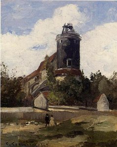 The Telegraph Tower At Montmartre — Camille Pissarro
