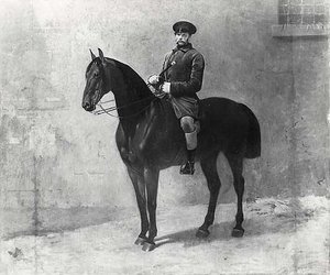 Cavalry Captain Barden, (painting) — Emanuel Gottlieb Leutze