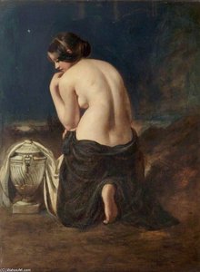 The Mourner — William Etty, Romanticism