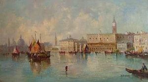 Santa Maria Della Salute From The Grand Canal — William Meadows