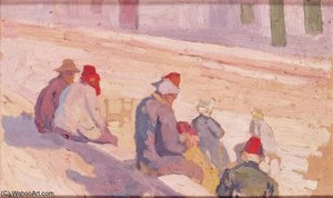 Seated Figures — Spyros Papaloukas