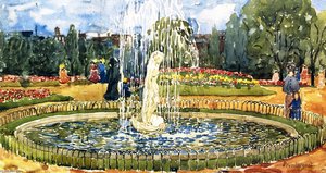 The Public Garden, Boston — Maurice Brazil Prendergast