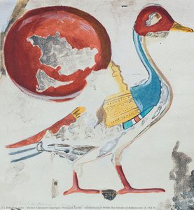 Watercolour From The Tomb Of Ramesses Ix (kv 6) — Victor Clement Georges Philippe Loret