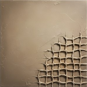 The Silent Architecture Of Eroded Earth And Interwoven Shadowed Relief — David Moreau, Plaster & Texture Art