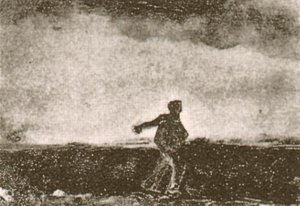 Sower Study, The — Vincent Willem Van Gogh, Post-impressionist Movement