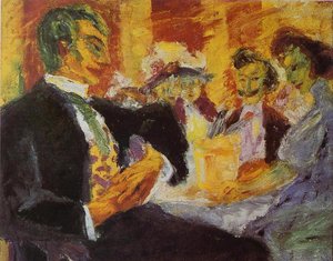 In The Café — Emile Nolde
