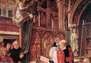 St Gilles' Mass (detail) — Master Of Saint Gilles