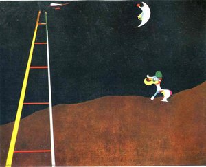 Hund Heult Auf Den Mond — Joan Miró
