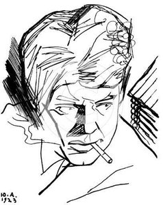Sergei Yesenin, Russian Poet — Jury Annenkov