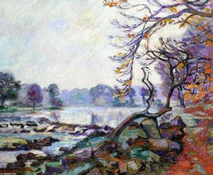 Dam At Genetin, Crozant — Ferdinand Guillaumin
