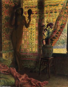 The Mirror — Georges Antoine Rochegrosse