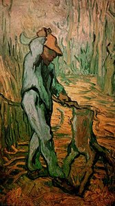 Der Holzhacker Nach Millet — Vincent Willem Van Gogh