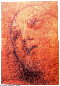 Head Of An Angel — Antonio Allegri Da Correggio, High Renaissance