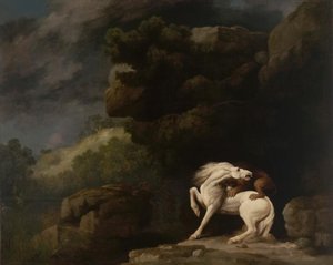 A Lion Attacking A Horse — George Stubbs, Romanticism