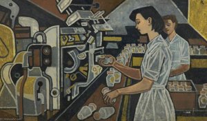 Woman In Bottling Plant — Cliff Rowe