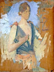 A Young Woman — Henri Jean Guillaume Martin