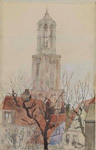 Tower Of The Cathedral Of Utrecht, Holland — Cass Gilbert